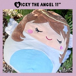 Nicky the Angel Squishmallow 12” Holiday Winter Squishmallows Angel Squish Xmas
